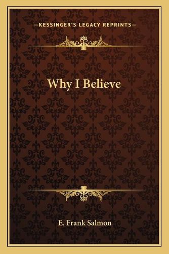 Cover image for Why I Believe