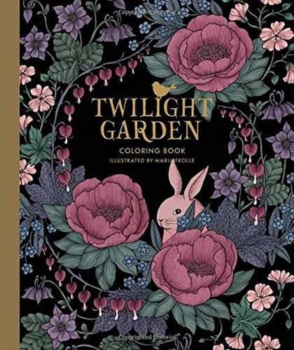 Twilight Garden Coloring Book: Published in Sweden as  Blomstermandala