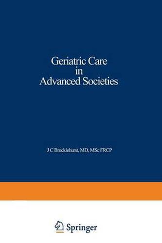 Cover image for Geriatric Care in Advanced Societies