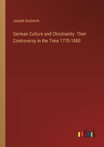 Cover image for German Culture and Christianity