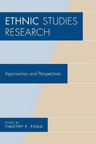 Cover image for Ethnic Studies Research: Approaches and Perspectives