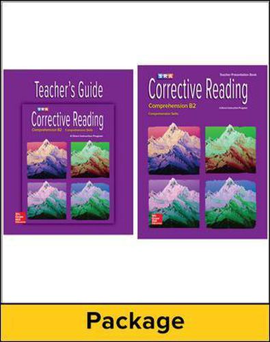 Cover image for Corrective Reading Comprehension Level B2, Teacher Materials Package