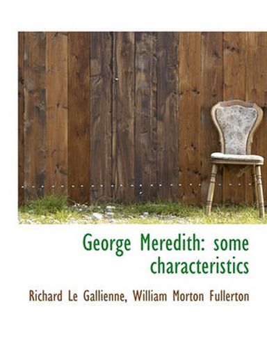 Cover image for George Meredith