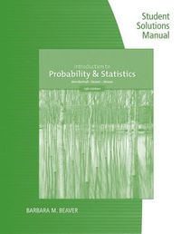 Cover image for Student Solutions Manual for Mendenhall/Beaver/Beaver's Introduction to  Probability and Statistics