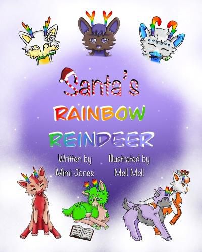 Cover image for Santa's Rainbow Reindeer