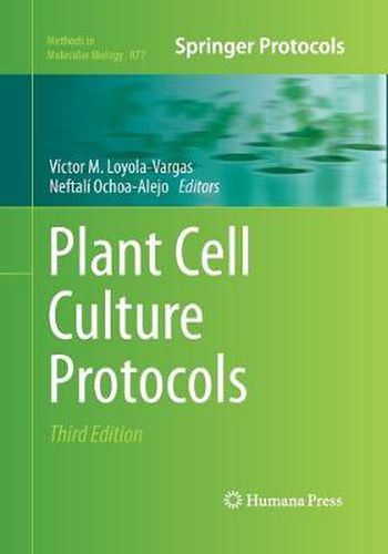Cover image for Plant Cell Culture Protocols