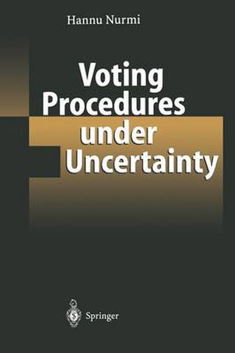 Cover image for Voting Procedures under Uncertainty