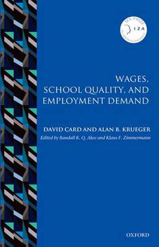 Cover image for Wages, School Quality, and Employment Demand