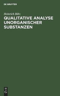 Cover image for Qualitative Analyse Unorganischer Substanzen
