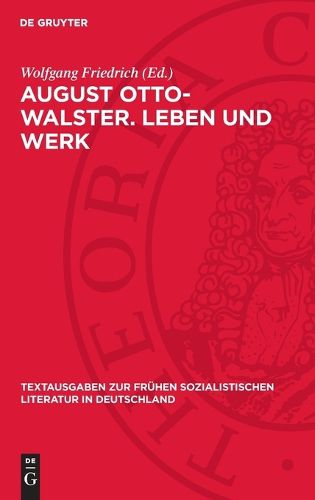 Cover image for August Otto-Walster. Leben Und Werk