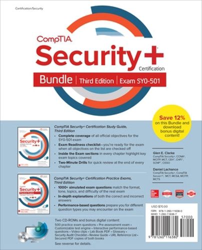 Cover image for CompTIA Security+ Certification Bundle, Third Edition (Exam SY0-501)