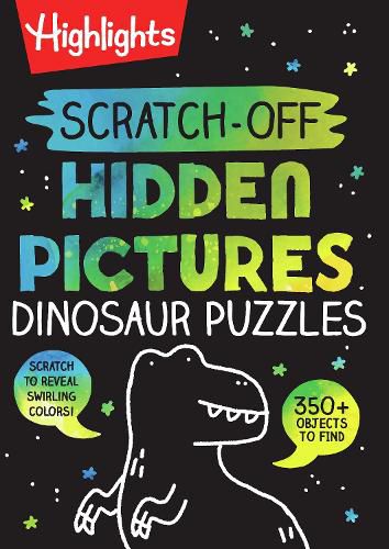 Cover image for Scratch-Off Hidden Pictures Dinosaur Puzzles