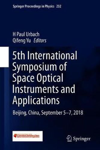 Cover image for 5th International Symposium of Space Optical Instruments and Applications: Beijing, China, September 5-7, 2018