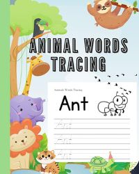 Cover image for Animals Words Tracing Workbook