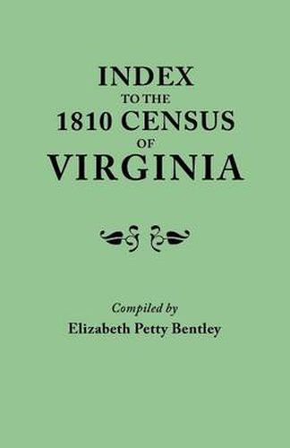 Cover image for Index to the 1810 Census of Virginia