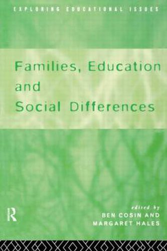 Cover image for Families, Education and Social Differences