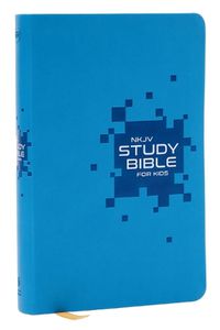 Cover image for NKJV Study Bible for Kids, Blue Leathersoft: The Premier Study Bible for Kids