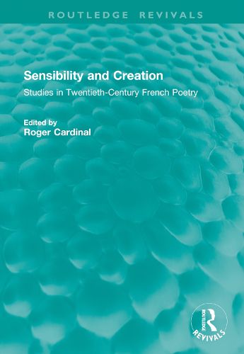 Cover image for Sensibility and Creation