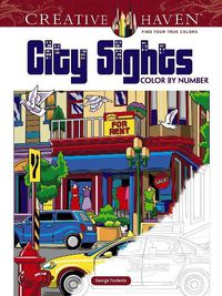 Cover image for Creative Haven City Sights Color By Number