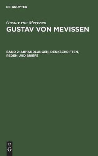 Cover image for Abhandlungen, Denkschriften, Reden Und Briefe