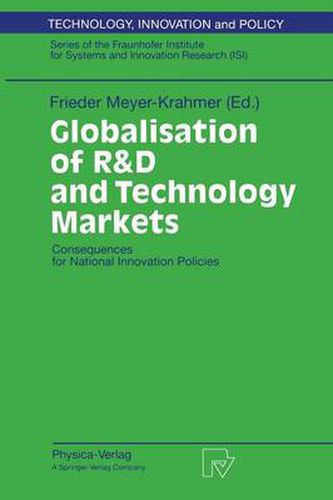 Cover image for Globalisation of R&D and Technology Markets: Consequences for National Innovation Policies