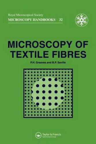 Cover image for Microscopy of Textile Fibres