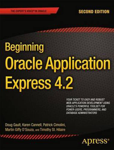 Cover image for Beginning Oracle Application Express 4.2