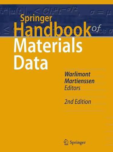 Cover image for Springer Handbook of Materials Data