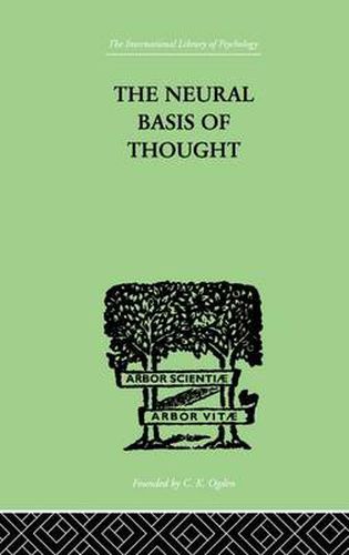 Cover image for The Neural Basis Of Thought