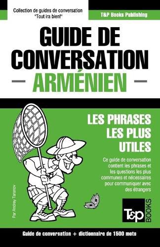 Cover image for Guide de conversation Francais-Armenien et dictionnaire concis de 1500 mots