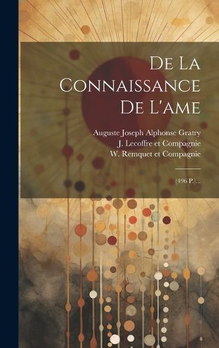 Cover image for De La Connaissance De L'ame