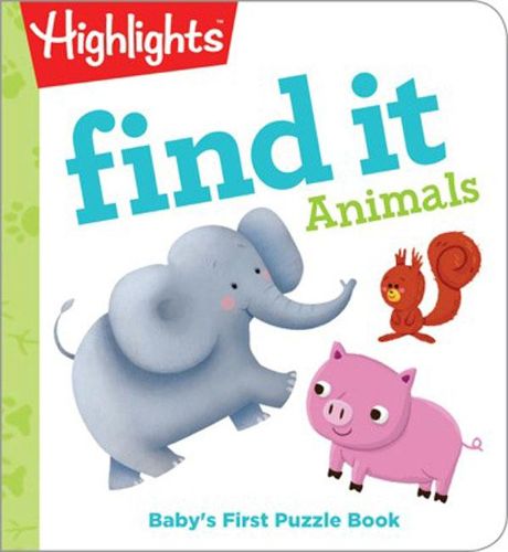 Cover image for Find it Animals - Baby's First Puzzle Book