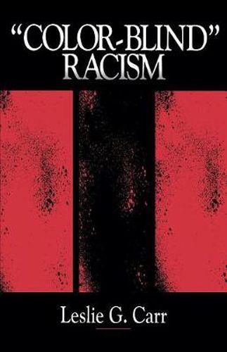 Cover image for Colorblind Racism