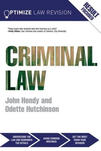 Cover image for Optimize Criminal Law