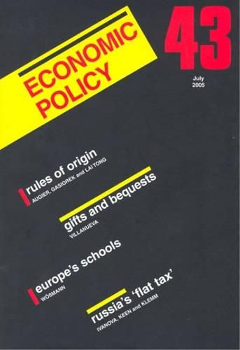 Cover image for Economic Policy