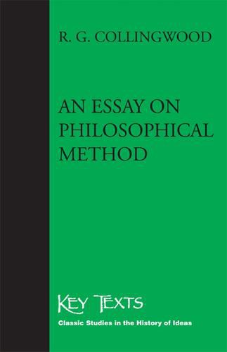 Cover image for An Essay on Philosophical Method