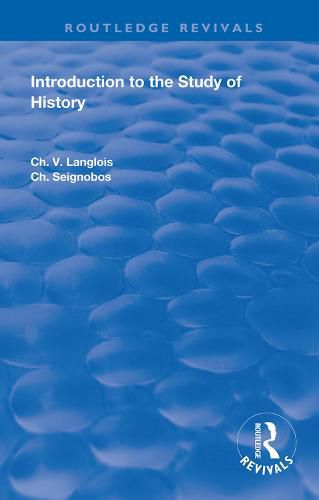 Cover image for Introduction to the Study of History