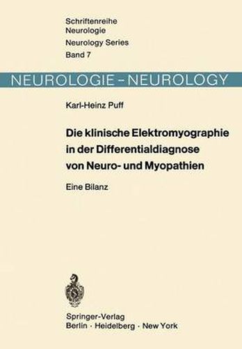 Cover image for Die Klinische Elektromyographie in Der Differentialdiagnose Von Neuro- Und Myopathien