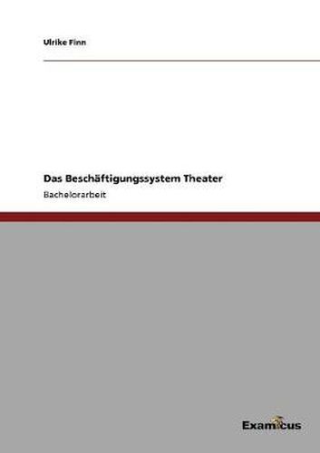 Cover image for Das Beschaftigungssystem Theater