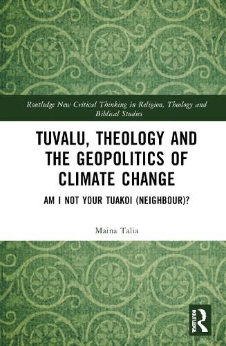 Cover image for Tuvalu, Theology, and the Geopolitics of Climate Change