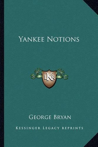Cover image for Yankee Notions