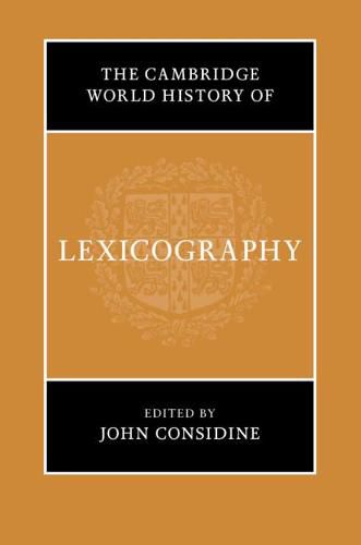 Cover image for The Cambridge World History of Lexicography