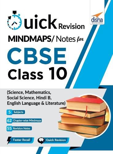 Cover image for Quick Revision MINDMAPS/ NOTES for CBSE Class 10 Science Mathematics Social Science Hindi B & English Language & Literature