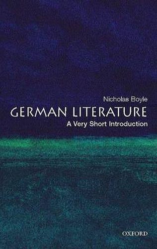 Cover image for German Literature: A Very Short Introduction