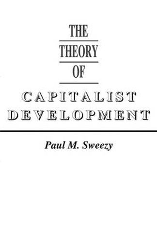 Cover image for The Theory of Capitalist Development