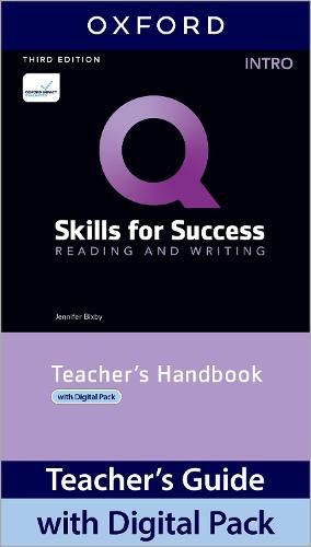 Cover image for Q: Skills for Success: Intro Level: Reading and Writing Teacher's Handbook with Teacher's Access Card