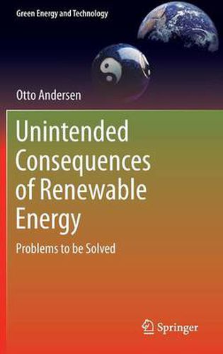 Cover image for Unintended Consequences of Renewable Energy: Problems to be Solved