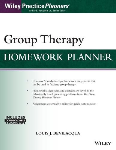 Cover image for Group Therapy Homework Planner with Download eBook