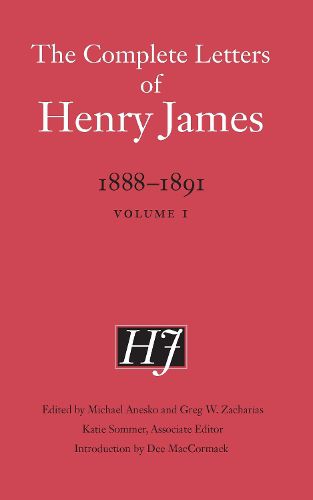 Cover image for The Complete Letters of Henry James, 1888-1891