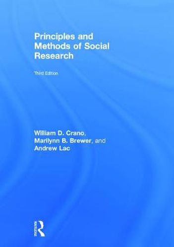 Cover image for Principles and Methods of Social Research